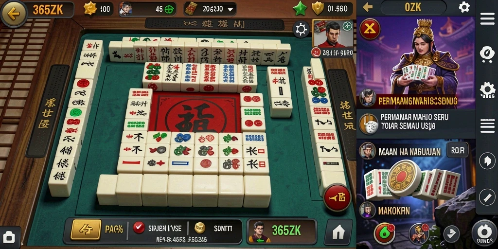 Tampilan gameplay seru dari 365ZK yang penuh tantangan.