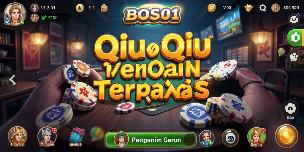 Gameplay mengasyikkan dalam QiuQiu di BOS01.