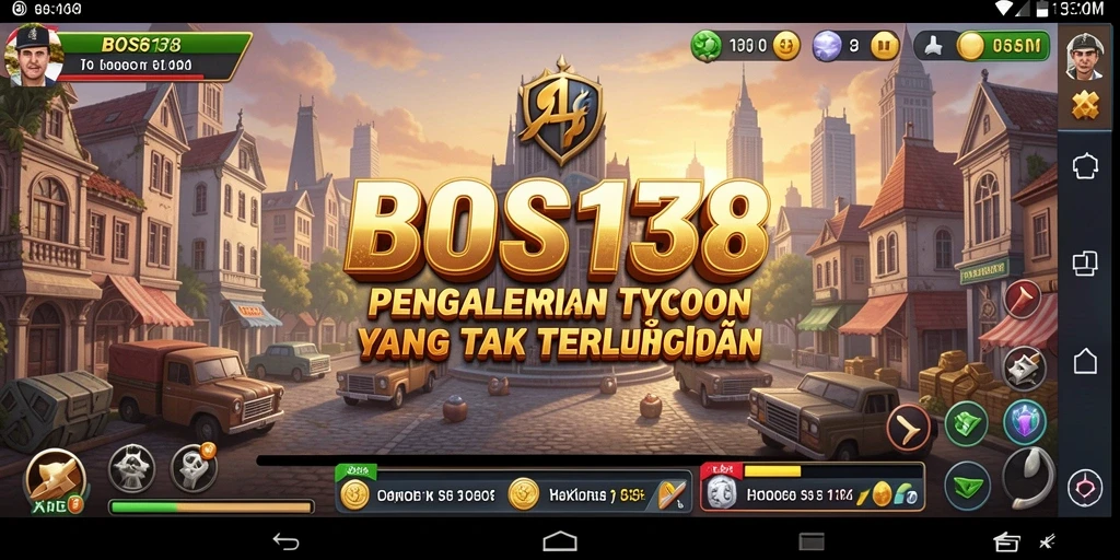 Screenshot gameplay BOS138 yang menampilkan keseruan Tycoon.