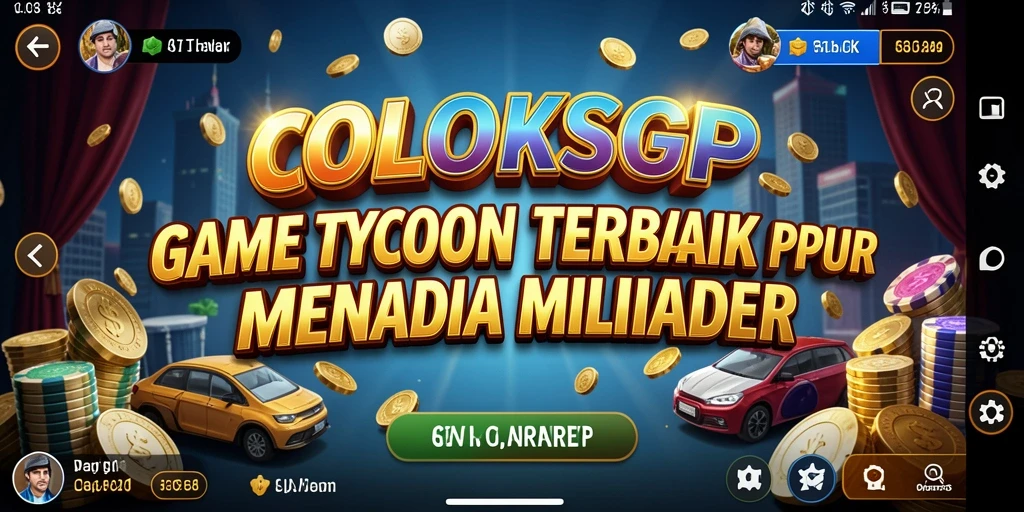 Tangkapan layar dari gameplay COLOKSGP yang menampilkan keseruan menjalankan bisnis.