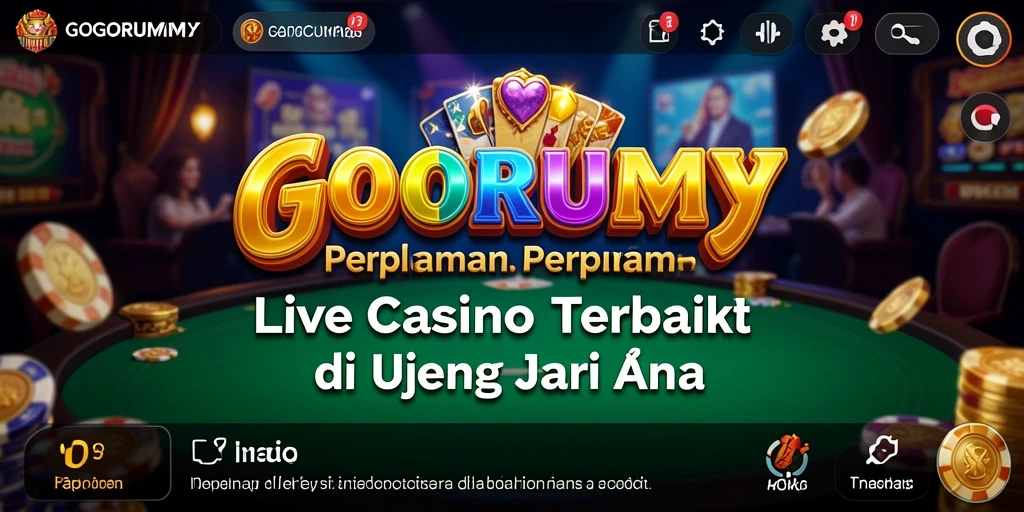 Tampilan gameplay Live Casino GOGORUMMY yang mengasyikkan.