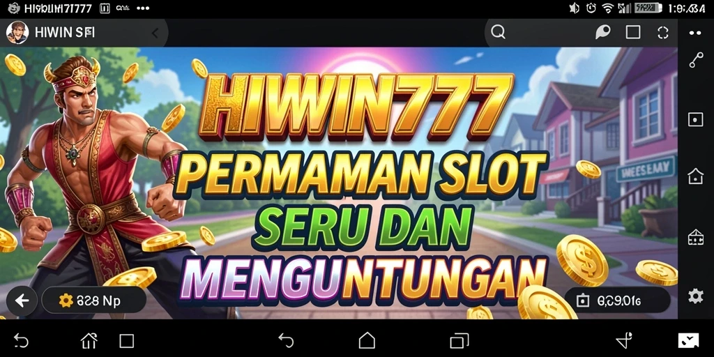 Screenshot gameplay HIWIN777 dengan berbagai tema Slot yang menarik.