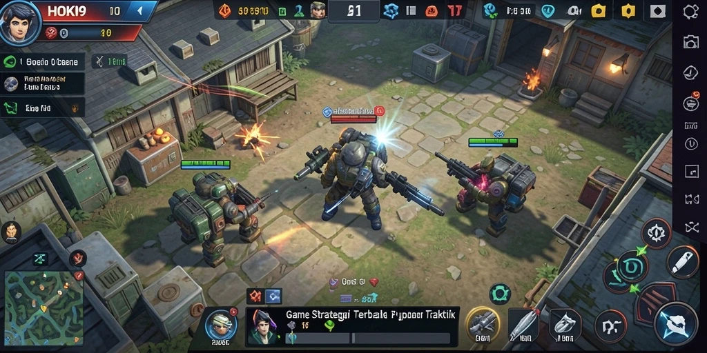Tampilan gameplay HOKI9 dengan aksi strategis yang mendebarkan.
