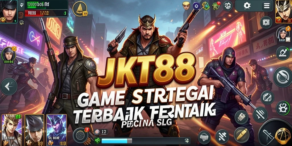 Screenshot dari gameplay epik di JKT88 yang menampilkan strategi pertempuran.