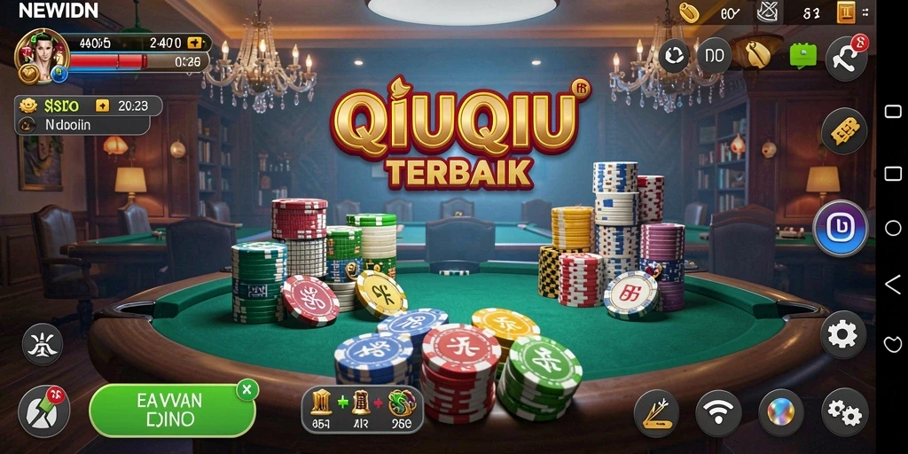 Tampilan gameplay QiuQiu yang menarik di NEWIDN.