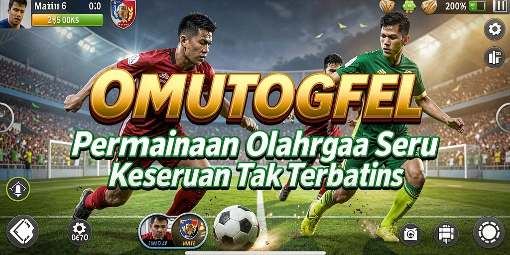 Tampilan gameplay seru dan interaktif dalam OMUTOGEL dengan berbagai cabang olahraga.