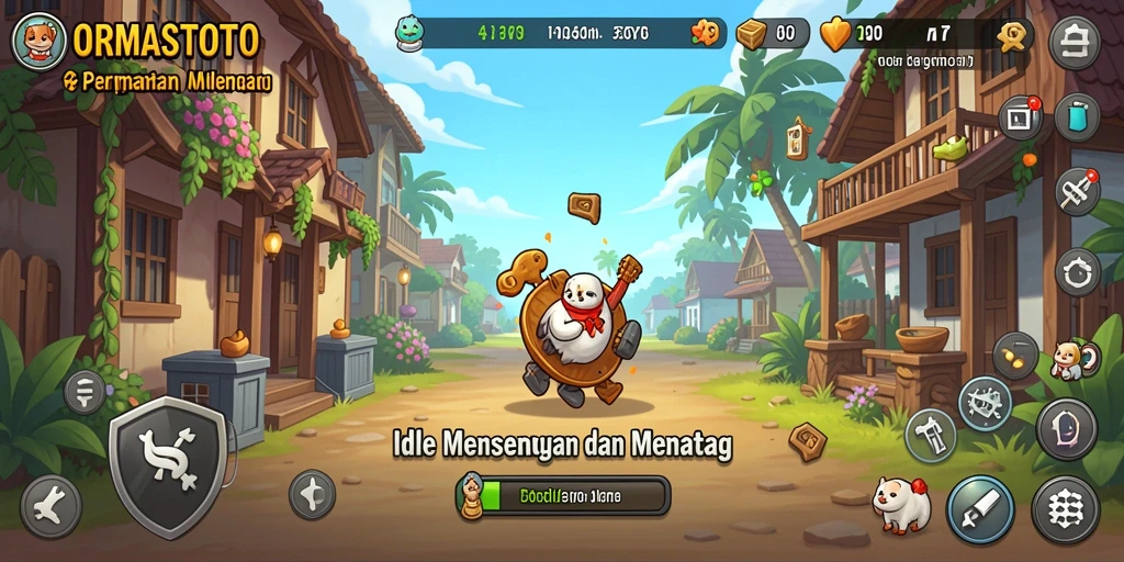 Tampilan gameplay ORMASTOTO yang seru dan menarik.