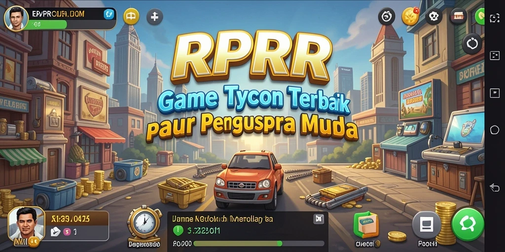 Tangkapan layar RPRR menunjukkan keseruan gameplay Tycoon.